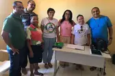 Prefeita Doquinha com a equipe da Pastoral da Criança (Foto: Ascom)