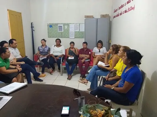 Equipe do NASF e educadores