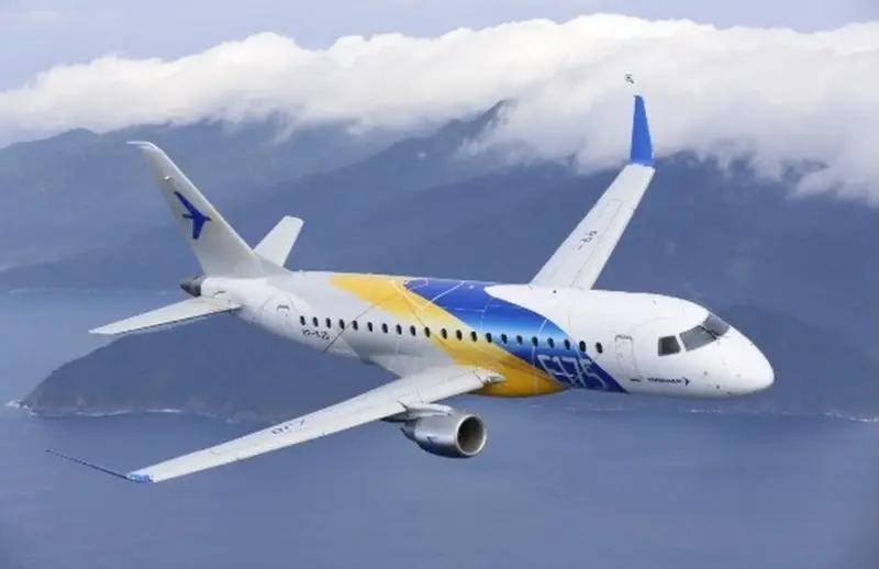 E175 — Foto: Divulgação/Embraer