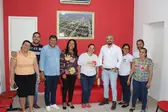 Prefeita Doquinha, Dr. Michel e equipe (Foto: Ascom)