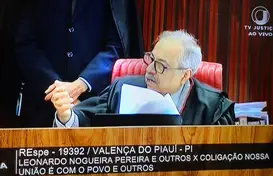Ministro Og Fernandes proferindo seu voto (Foto: )