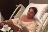 Presidente Jair Bolsonarono no leito do hospital Vila Nova Star, em São Paulo (Foto: Jornal Extra)