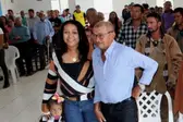 Prefeita Doquinha e o Vaqueiro Toinheira Brito (Foto: Adelmir Andrade)