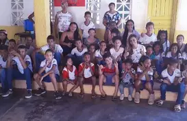 Escola 13 de maio. Lagoa Cercada (Foto: Ascom)