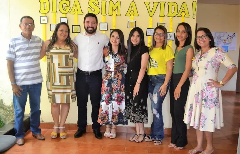 Sec. de Saúde Socorro Machado com a equipe NASF AB.