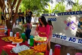 Prefeita Doquinha aendo a abertura das comemorações (Foto: Ascom)