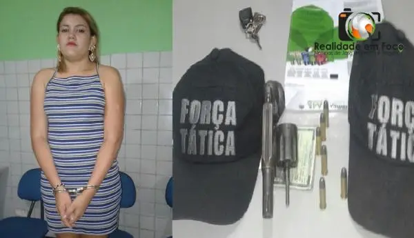 Acusada, Crisliani Oliveira (Foto: Realidade em Foco)