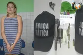 Acusada, Crisliani Oliveira (Foto: Realidade em Foco) (Foto: Realidade em Foco)