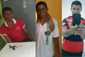 Ozéias da Silva Reis, Odeilson da Silva Reis e Marlon Ribeiro da Silva morreram em acidente durante manutenção de poço em Guaribas, no Piauí — Foto: Divulgação/ Fetag (Foto: Portal B1)