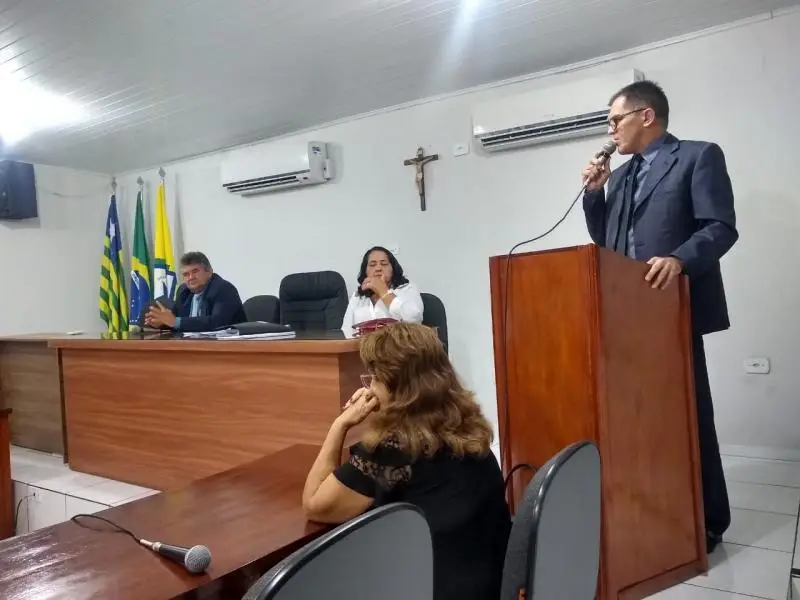 Plenário da Câmara Municipal de Brasileira