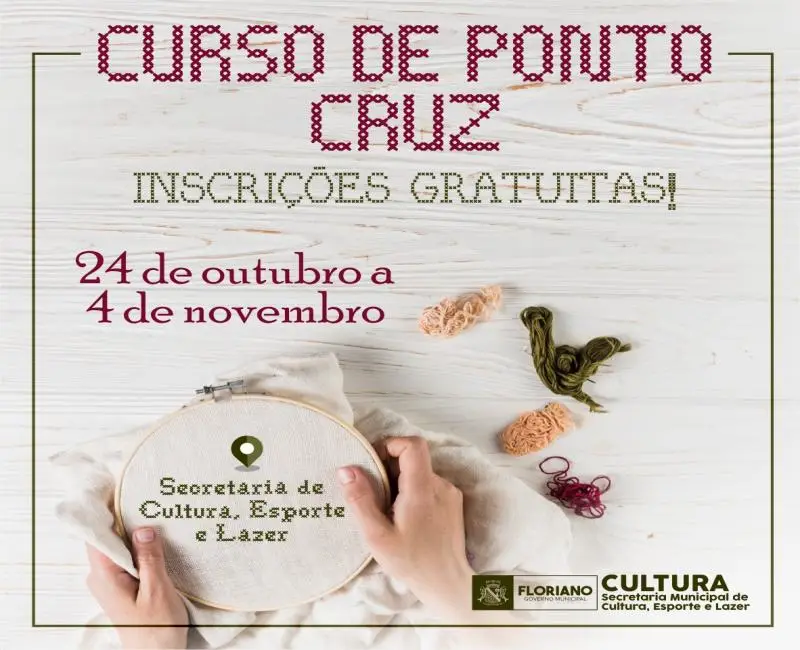 Curso de Ponto Cruz em Floriano
