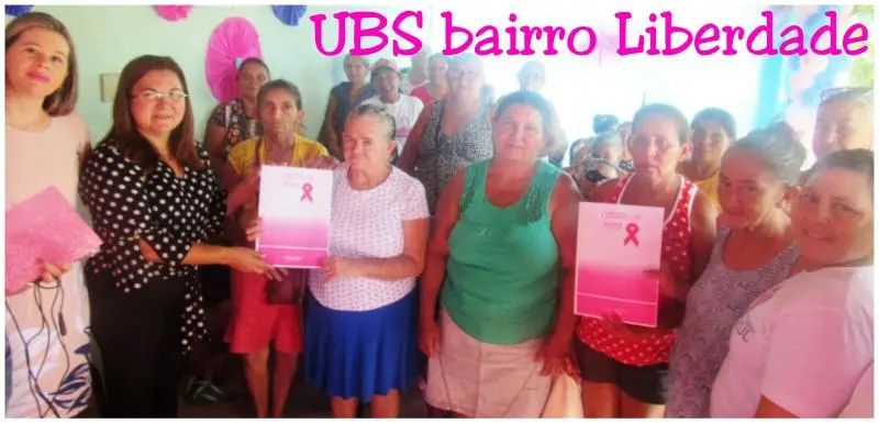 Prefeita Vilma Lima e Secretária de Saúde Alcioneide Lopes entregam exames no encerramento da campanha Outubro rosa no Município (Foto: Leônidas Silva)