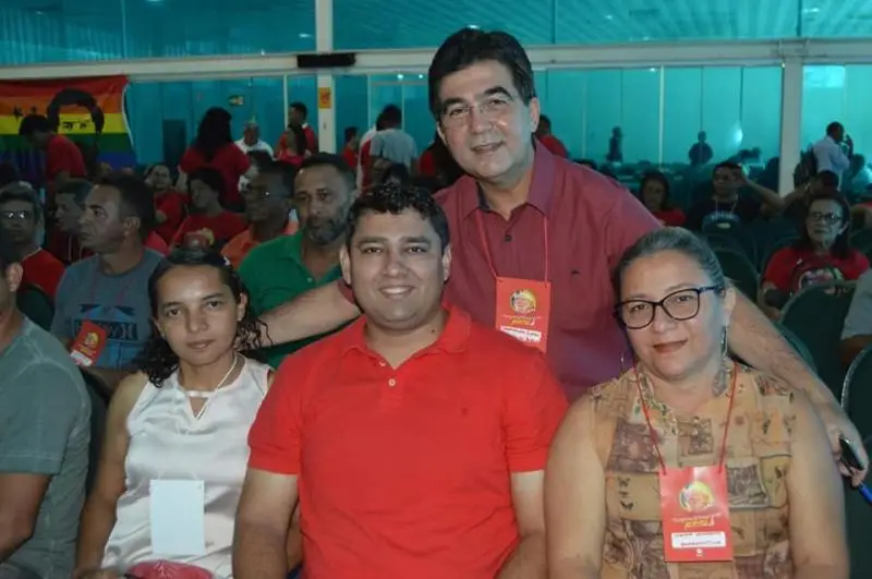 Secretário Epaminondas ao lado da prefeita Vilma e do Deputado Limma