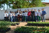 Alunos visitam o viveiro municippal (Foto: Ascom)