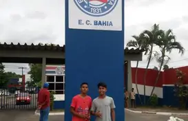 Atletas de Dom Expedito Lopes no Esporte Clube Bahia  (Foto: DIRETORIA DO IBIS)