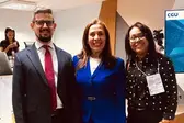 Prefeita Doquinha, Dr. Gustavo e Dra. Raquel (Foto: Ascom)