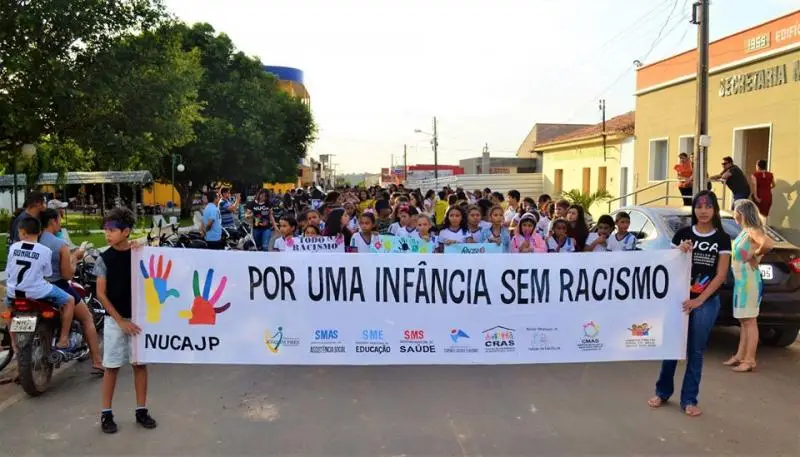 Concetração de alunos.