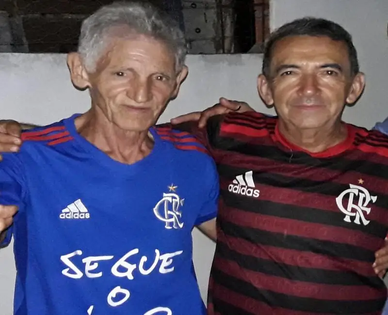 Sólon e Clementino torcedores do Flamengo