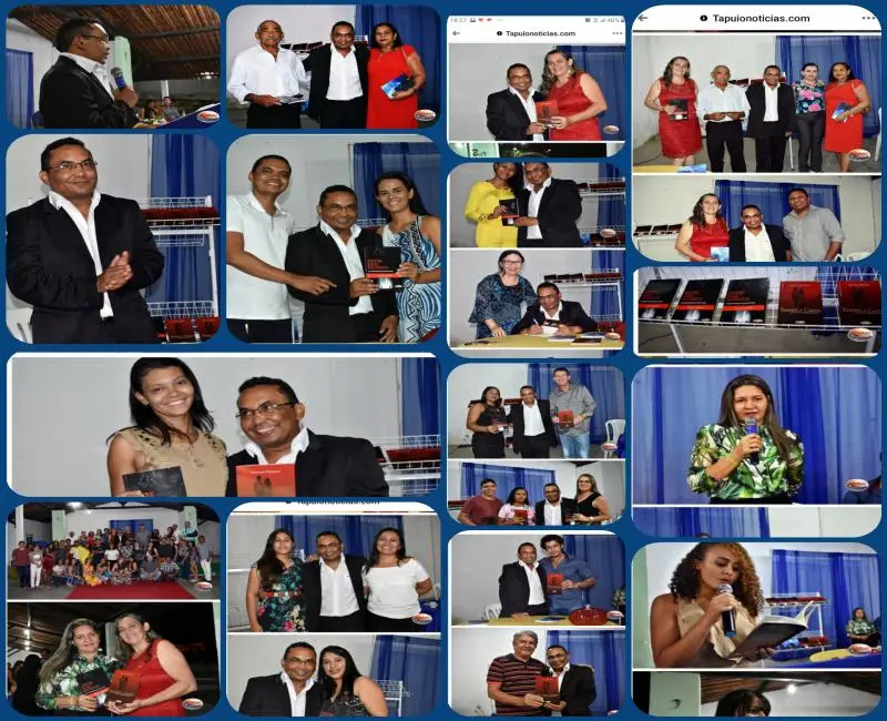 Momentos da cerimônia de lançamento
