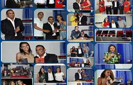 Momentos da cerimônia de lançamento (Foto: )