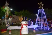Decoração Natalina em DEL (Foto: Fotos e texto Josely Ecologista e Portal Folha Atual)