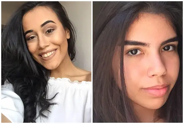 À esquerda, Isabella e à direita Yasmin (Foto: Reprodução/Facebook/Arquivo Pessoal)