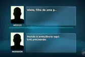 Médico do Samu xinga homem que pediu socorro (Crédito: EPTV) (Foto:  G1)