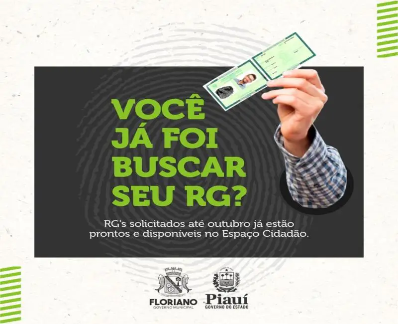 RG’s - Espaço Cidadão