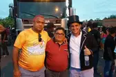 Secretário Ronaldo Brandão, Deputado Cicero Magalhães(deve ser o mais votado em Amarante neste pleito de 2018) e o Prefeito Diego Teixeira (Foto: Sávio Lages )