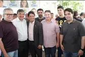 Dep. Federal Flávio Nogueira, Gov. W. Dias, Zezinho do Sorvete, Dep. Estadual Flávio Nogueira Júnior, (ao fundo Marcilio Farias e Bruno Amorim) (Foto: Ascom Zezinho Sorvete)