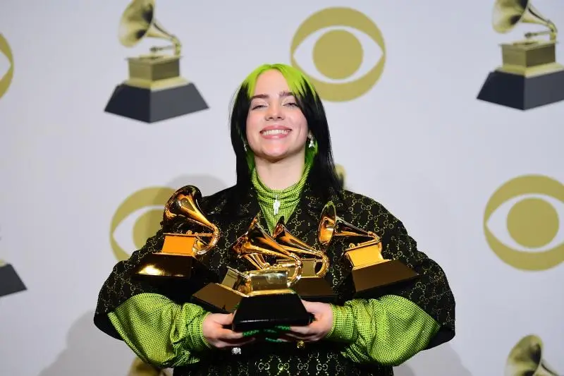 Billie Eilish ganhou cinco estatuetas no Grammy 2020 - Foto: Frederic J. Brown