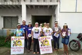 Funcionários da Secretaria Municipal de Educação de São Gonçalo-PI, na Busca Ativa (Foto: )