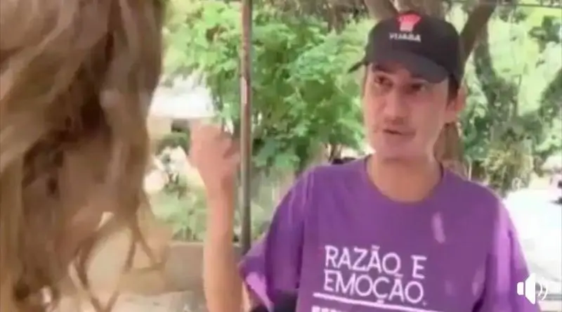 Luciano mora nas ruas de São Paulo. É do Povoado Poção zona rural de Brasileira