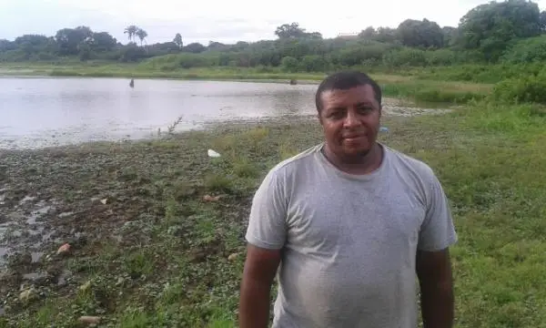 A imagem foi encontrada a beira de um riacho seco na localidade Mangabeiras