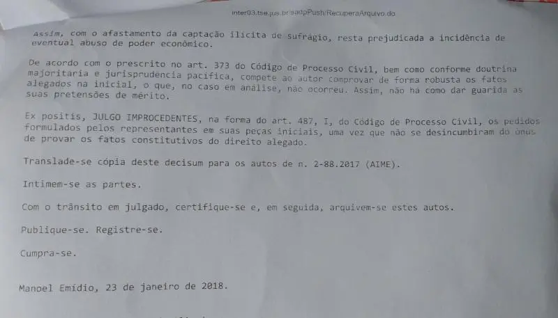 Sentença 