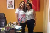 Prefeita Doquinha e a presidente da ADH, Dra. Geovana Gayoso (Foto: Prefeita Doquinha)