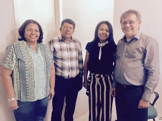 Prefeita Doquinha com dirigentes do INTERPI