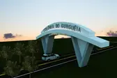 Portal de entrada da Cidade de Colônia do Gurguéia-PI (Foto: Ascom)
