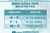 Calendário de Pagamento (Foto: )