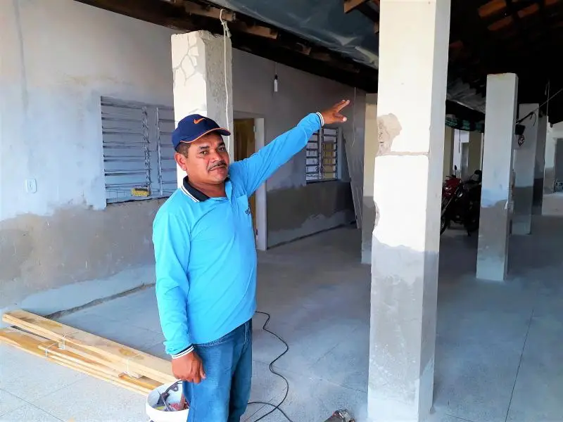Chagas Santos, Mestre de Obras.