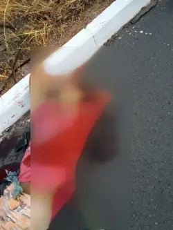 Criminoso morto após disparos com polícia (Foto: Portal Altos)