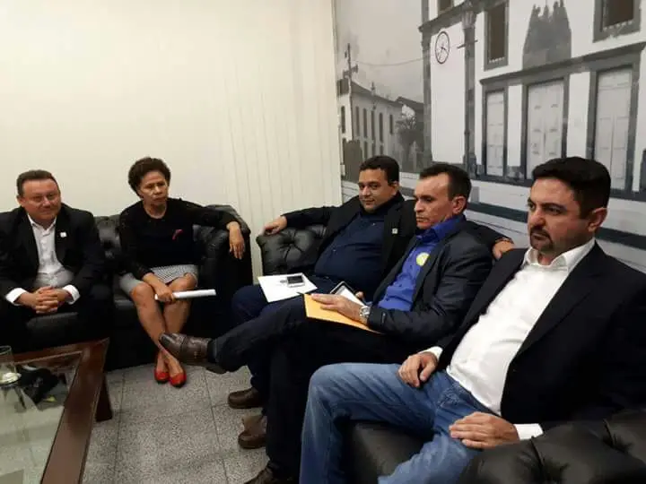 Toninho e gestores do Piauí em Brasília (Foto: Ascom)