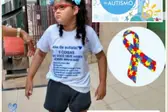 Garota Símbolo do Autismo em DEL (Foto: ASCOM)