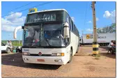 ônibus com passageiros de São Paulo (Foto: Ascom)
