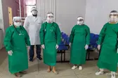 Profissionais da Unidade Básica de Saúde (Foto: Ascom)