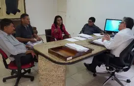 Prefeita Doquinha no gabinete do Secretário Merlong Solano (Foto: Prefeita Doquinha)
