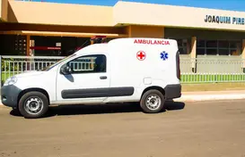 Nova ambulância para enfrentamento da COVID-19. (Foto: Ascom)