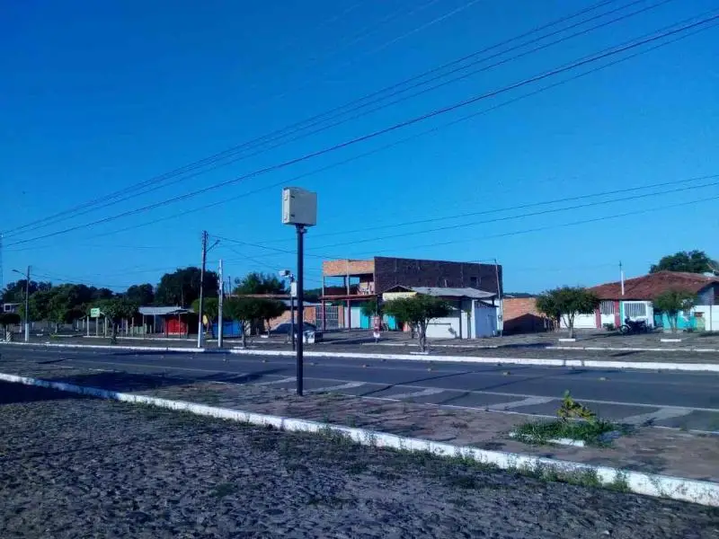 Avenida Cândido Mendes, centro da cidade de Brasileira