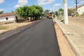 Obras de asfaltamento da Avenida Vicente Augusto (Foto: Leônidas Silva) (Foto: )