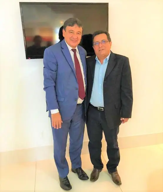 O Governador Wellington Dias e o Prefeito Genival Bezerra.